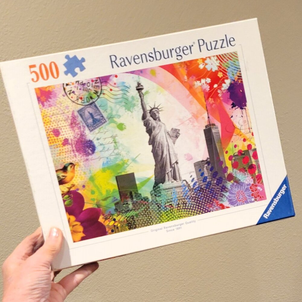NEW YORK POSTCARD by Ravensburger JIGSAW PUZZLE 1000 pieces